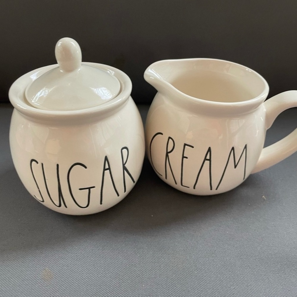 Rae Dunn Cream and Sugar Set